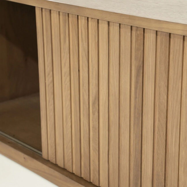 TV CABINET MILO BROWN 180X42X43CM - Image 4