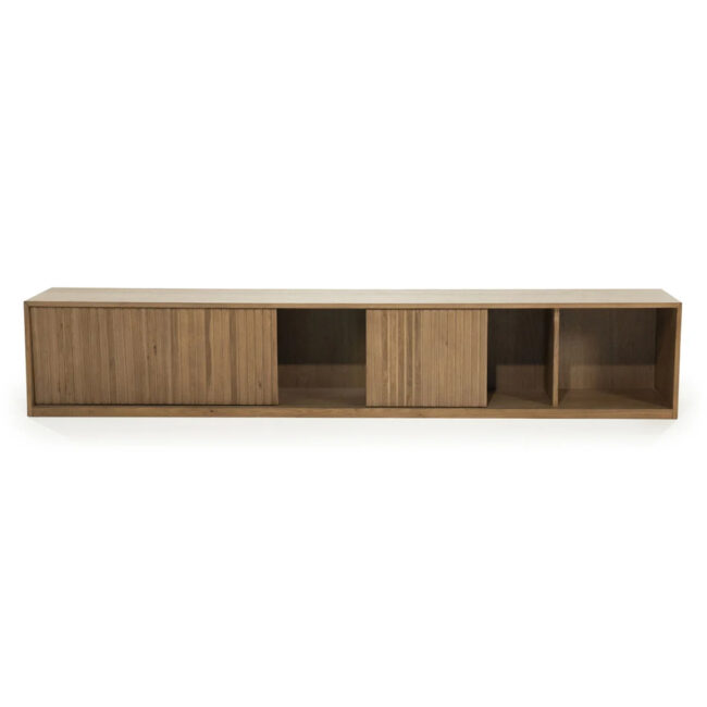 TV CABINET MILO BROWN 240X42X43CM - Image 3