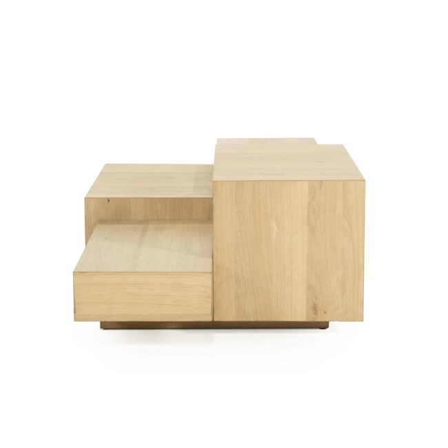 COFFEE TABLE QUINTEN RECTANGULAR NATURAL 140X75X40CM - Image 4