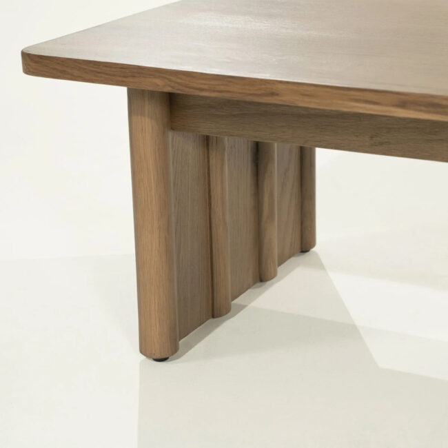 COFFEE TABLE JAKE BROWN 120X47X32CM - Image 4