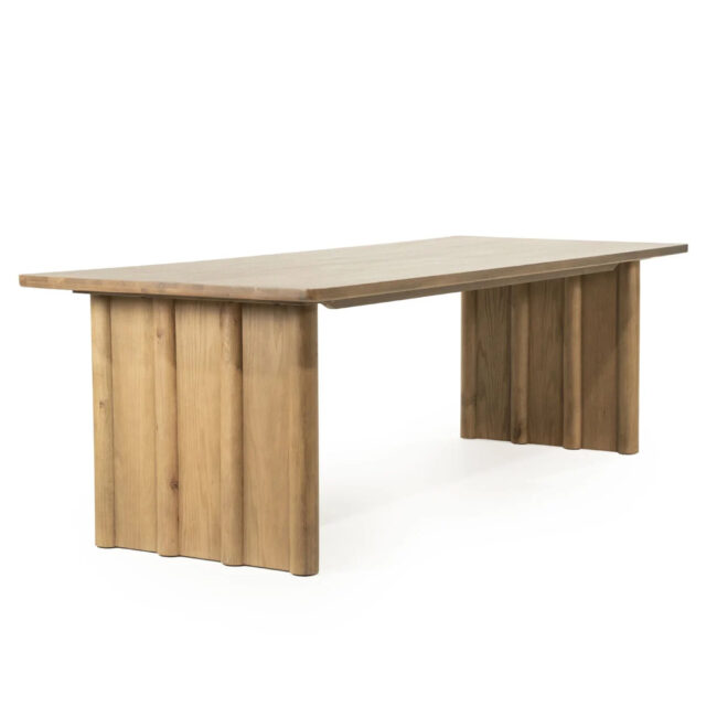 DINING TABLE JAKE BROWN 250X100X77CM - Image 3