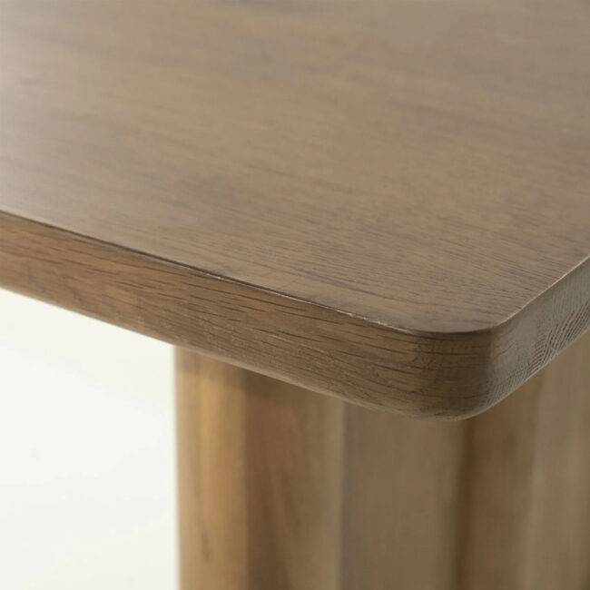 DINING TABLE JAKE BROWN 250X100X77CM - Image 4