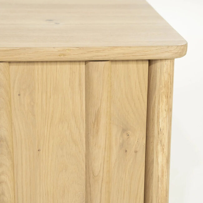 TV CABINET JAKE 4 DOORS NATURAL 183X47X50CM - Image 5