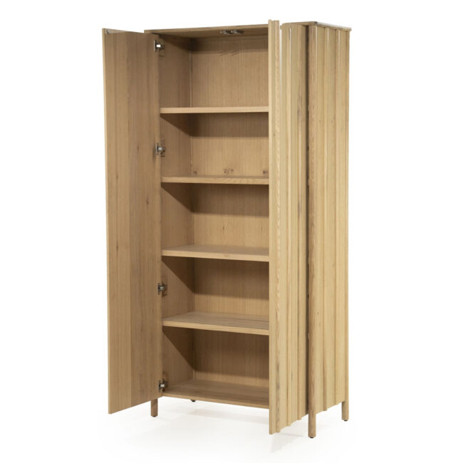 CABINET JAKE NATURAL 102X47X210CM - Image 3