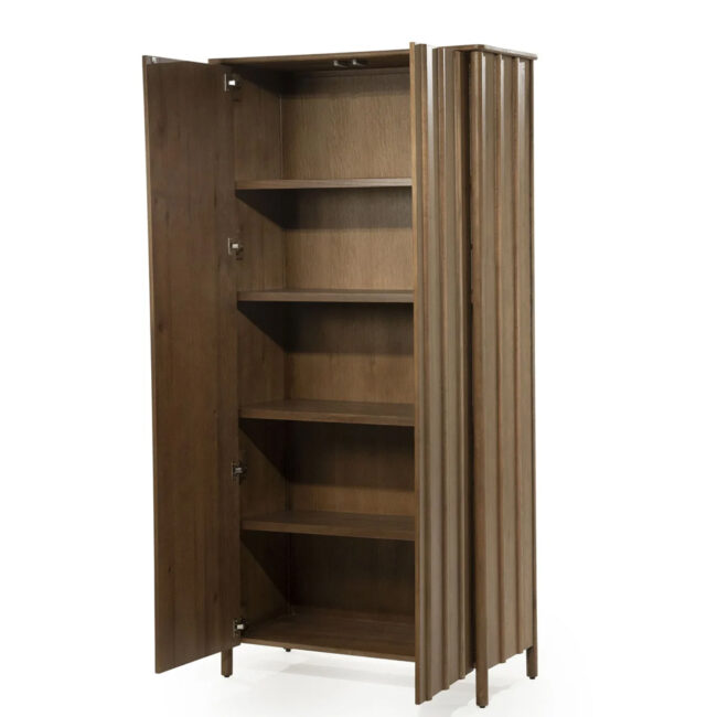 CABINET JAKE BROWN 102X47X210CM - Image 3
