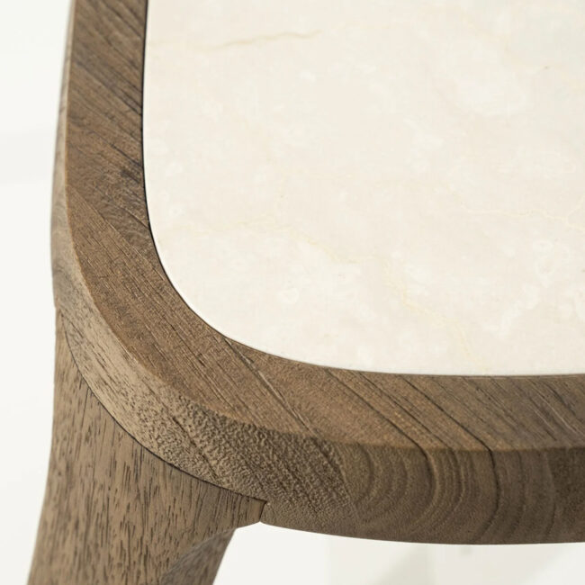 SIDE TABLE FRED BROWN 38X45X40CM - Image 3