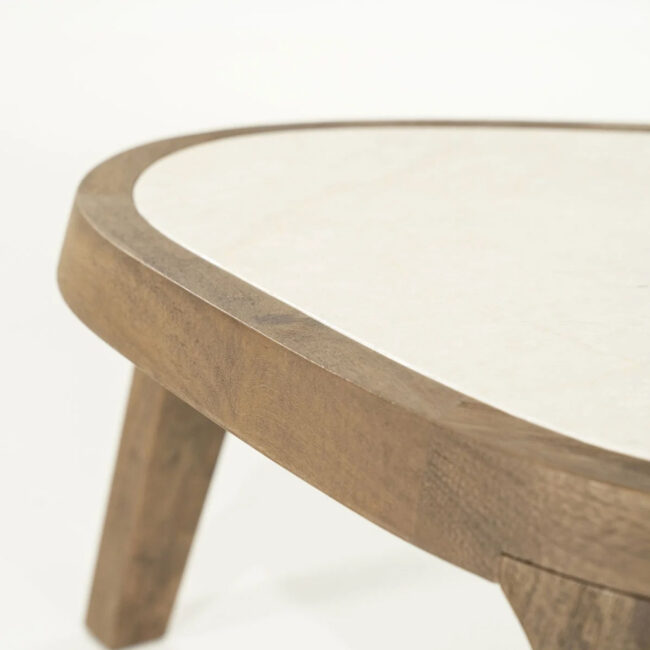 COFFEE TABLE FRED SMALL BROWN 51X60X35CM - Image 3