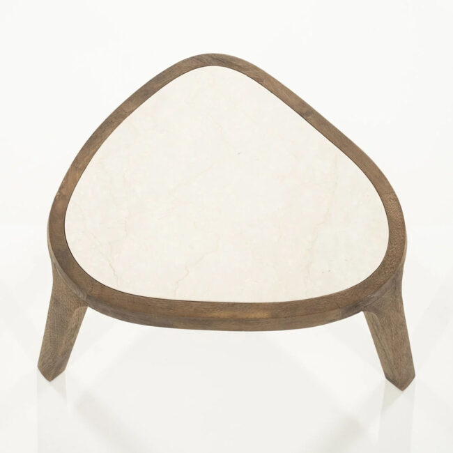 COFFEE TABLE FRED SMALL BROWN 51X60X35CM - Image 4