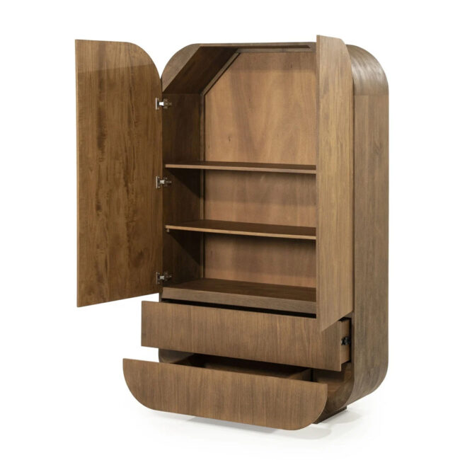 CABINET KING BROWN 110X40X180CM - Image 3