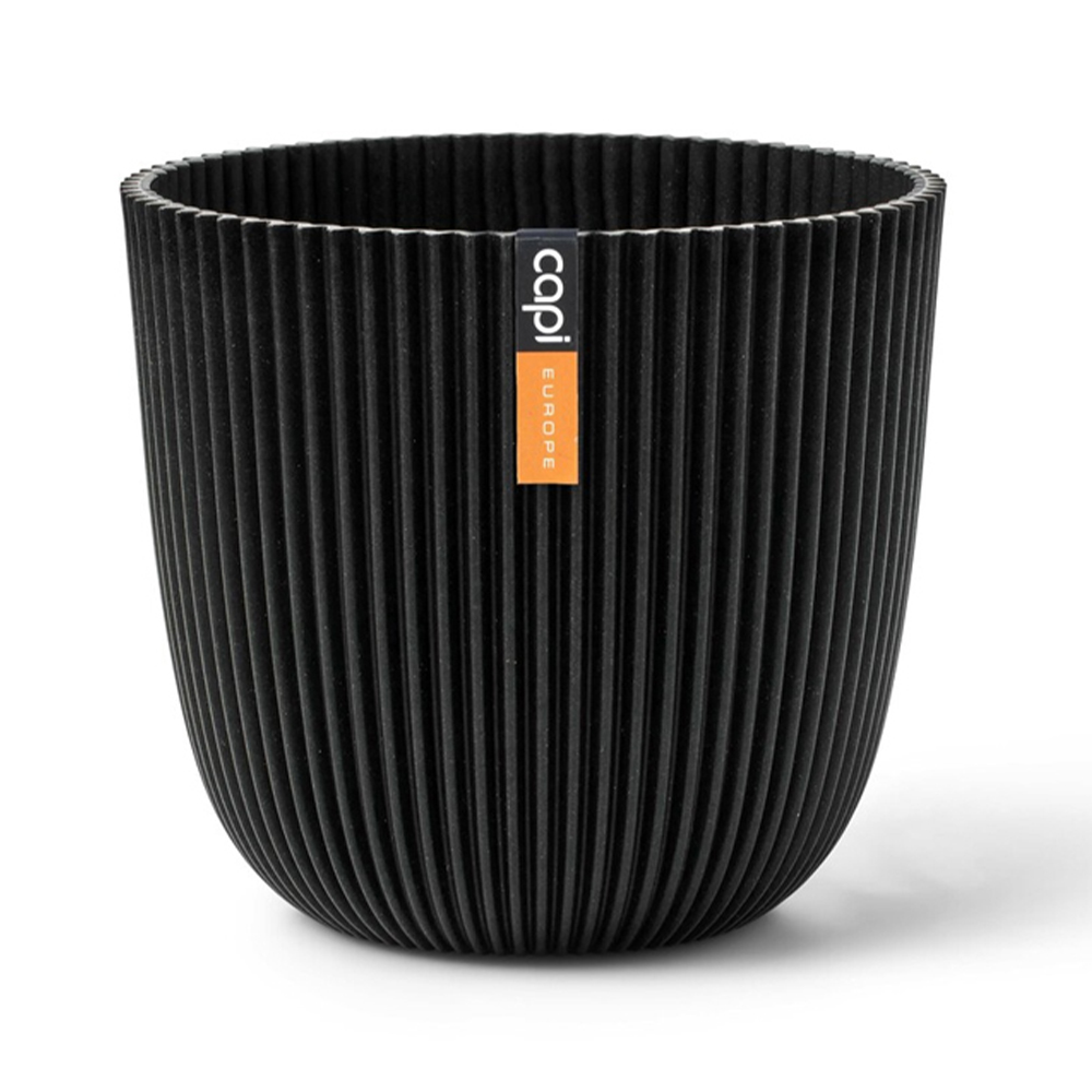 PLANTER BALL GROOVE TEXTILE BLACK
