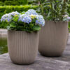 PLANTER BALL GROOVE NL WARM TAUPE - Image 2