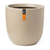 PLANTER BALL WASTE SMOOTH TERRAZZO BEIGE