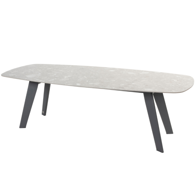 MONTANA TABLE BARREL ANTHRACITE 240X103CM