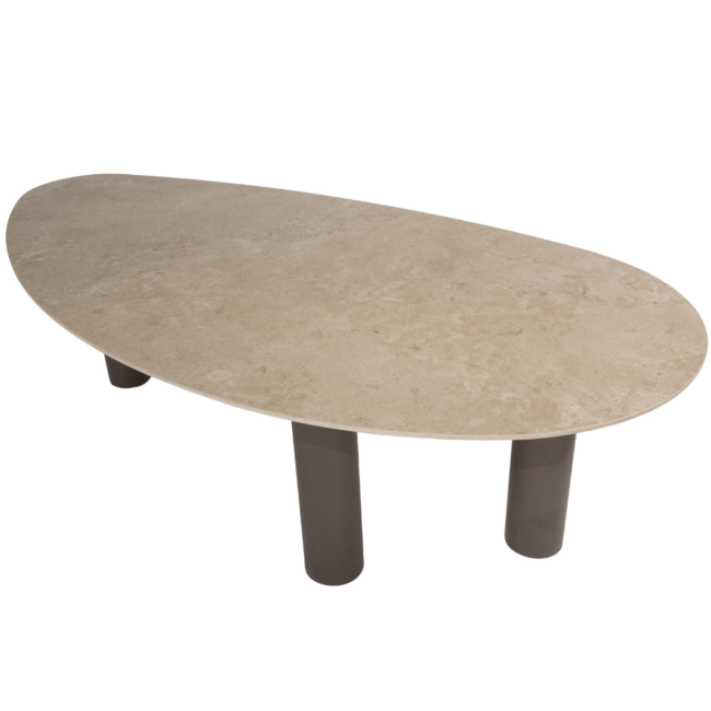 ARIZONA TABLE PEBBLE CERAMIC SABIA PANNA 240X120CM - Image 2
