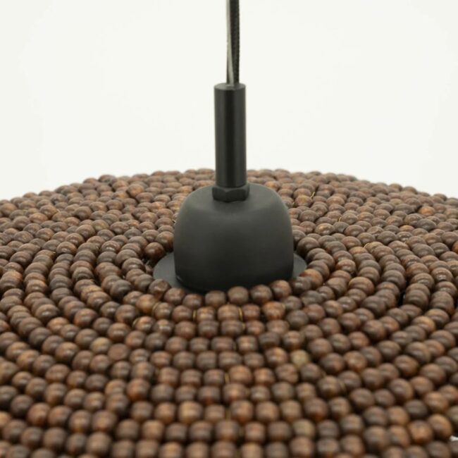 CEILING LAMP SHANGA 1 BROWN 46X46X23CM - Image 4