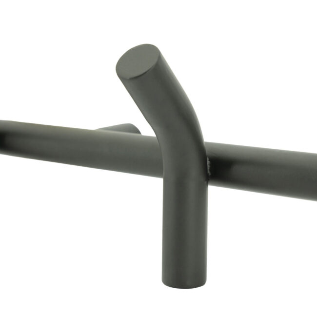 WALL COAT RACK MATTO 3 BLACK 53X18X23CM - Image 3