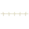 WALL COAT RACK MATTO 5 BEIGE 88X12X13,5CM