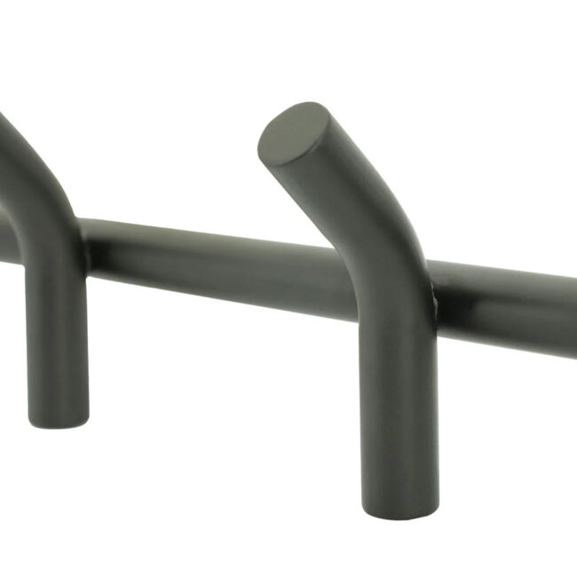 WALL COAT RACK MATTO 5 BLACK 88X12X13,5CM - Image 3
