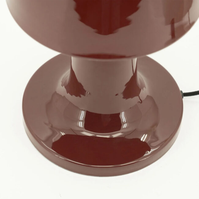 TABLE LAMP ALVO BURGUNDY 22X22X35CM - Image 3