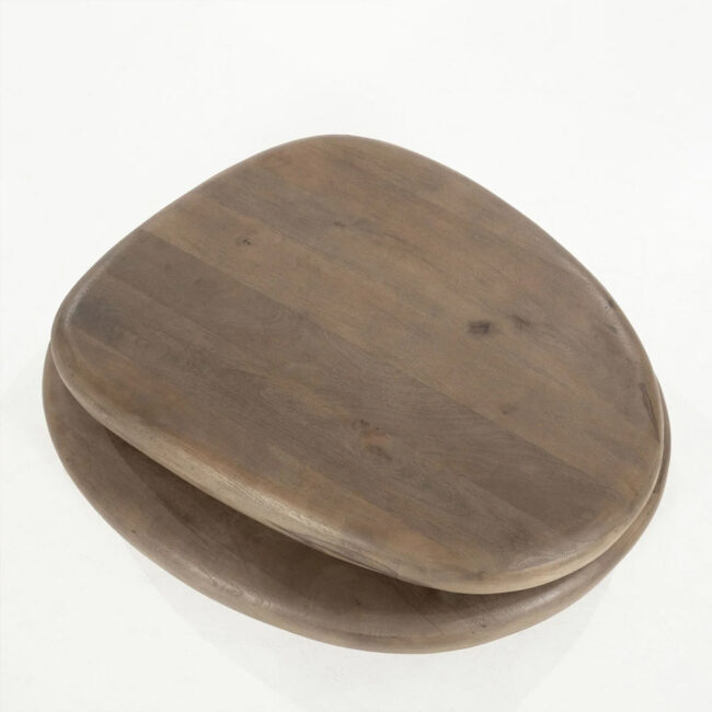 COFFEE TABLE KABO BROWN 100X80X27CM - Image 4