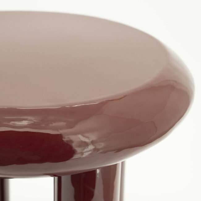 SIDE TABLE BALLOON BURGUNDY 43X43X45CM - Image 4
