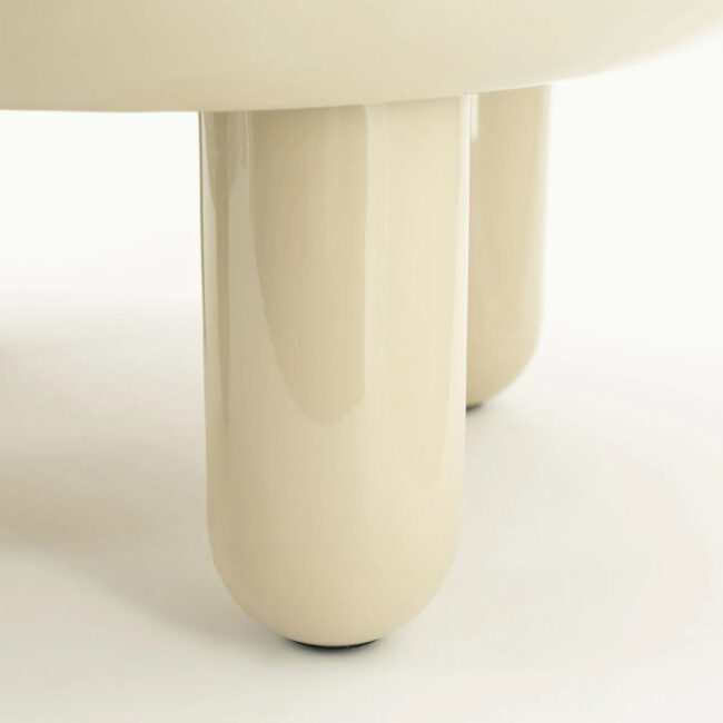COFFEE TABLE BALLOON BEIGE 70X70X35CM - Image 3