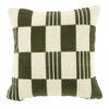 PILLOW TWIST GREEN 45X45CM