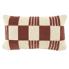PILLOW TWIST BURGUNDY 35X55CM