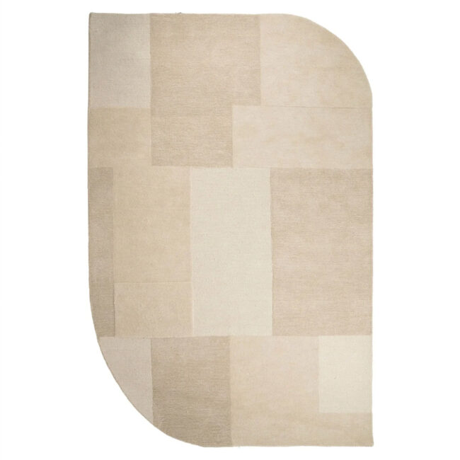CARPET CONTOUR BEIGE 290X190X3CM