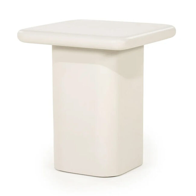 SIDE TABLE SIMINTO SMALL BEIGE 40X40X45CM - Image 5