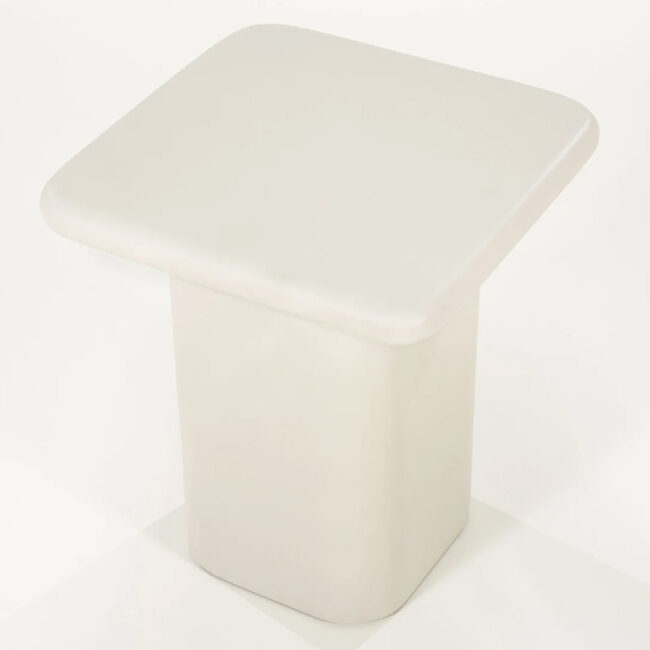 SIDE TABLE SIMINTO SMALL BEIGE 40X40X45CM - Image 4