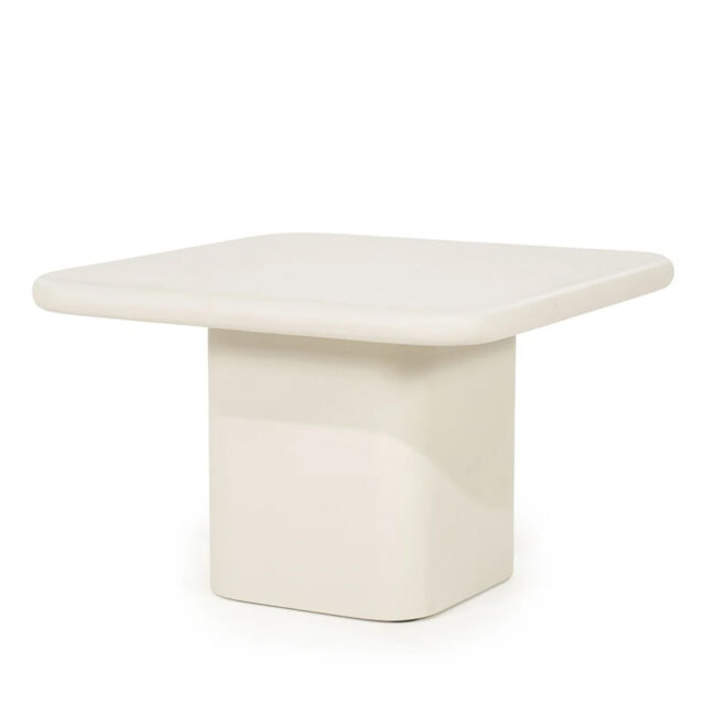 SIDE TABLE SIMINTO MEDIUM BEIGE 60X60X38CM - Image 3