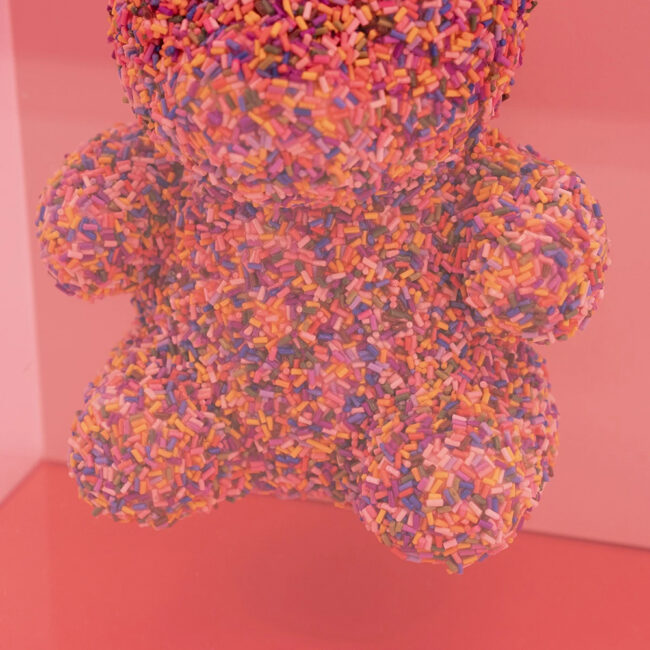 BEARY PINK DECOR 20X30X25CM - Image 3