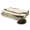 PLAID MAJANI DARK BROWN 170X130CM