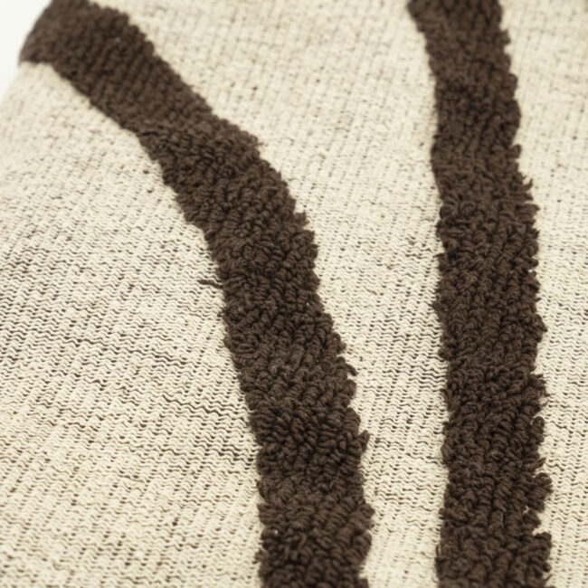 PLAID MAJANI DARK BROWN 170X130CM - Image 4