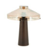 TABLE LAMP DOME BROWN 30X30X34,5CM