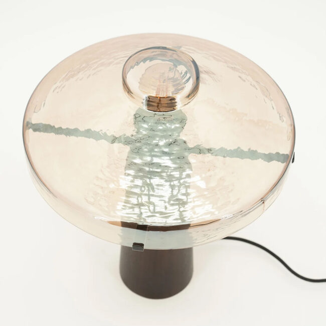 TABLE LAMP DOME BROWN 30X30X34,5CM - Image 4