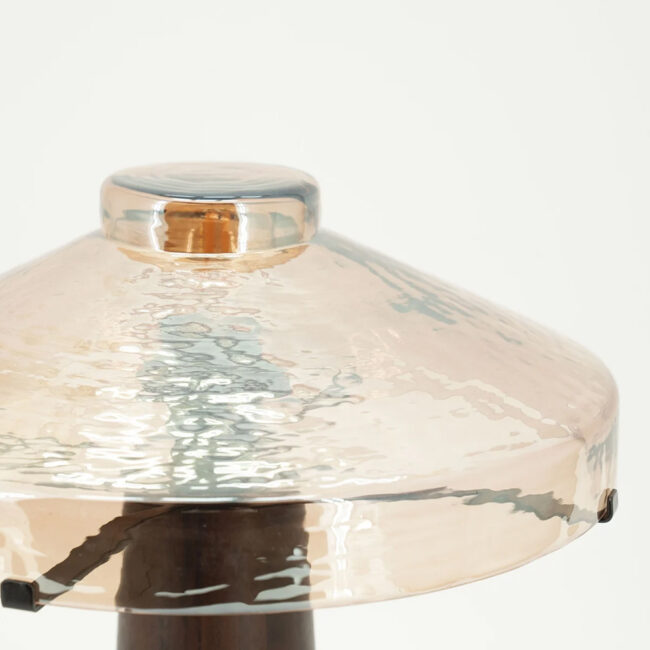 TABLE LAMP DOME BROWN 30X30X34,5CM - Image 3