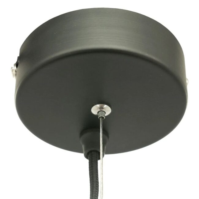 CEILING LAMP SHANGA 1 BROWN 46X46X23CM - Image 3