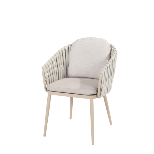 MANOLO DINING TABLE LATTE WITH EVA DINING CHAIR - Image 4