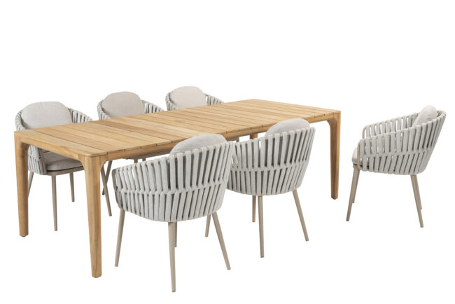 LIAM DINING TABLE WITH EVA DINING CHAIR