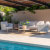 EVA LIVING SET LATTE 3 SEATER BENCH AND 2 LIVING CHAIRS - Image 2