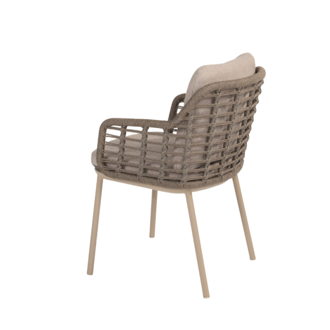 MANOLO DINING TABLE LATTE WITH PUGLIA DINING CHAIRS - Image 4