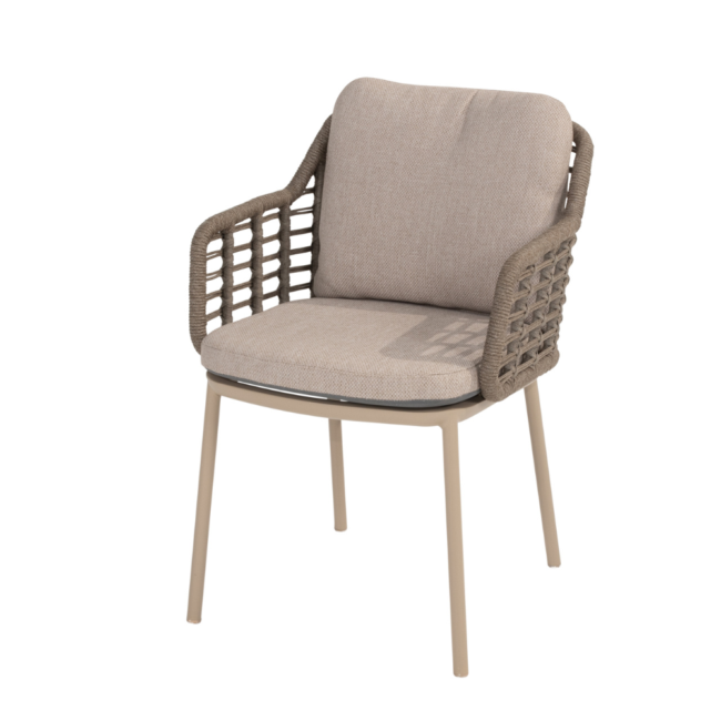 MANOLO DINING TABLE LATTE WITH PUGLIA DINING CHAIRS - Image 3