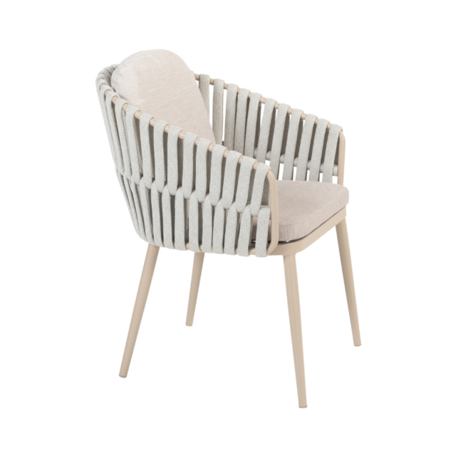 PRADO DINING TABLE WITH EVA DINING CHAIR LATTE - Image 4