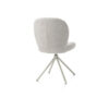 DINING CHAIR JAXON PEBBLE FABRIC BRIONI ROTATABLE 51X63X85CM - Image 3