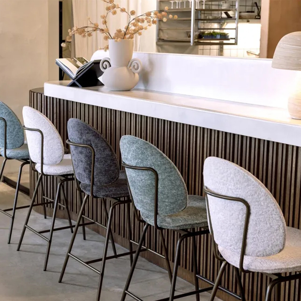 BARCHAIR KJEL CHAMPAGNE 43X47X102CM - Image 2