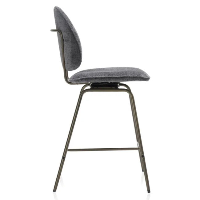 BARCHAIR KJEL CHAMPAGNE ANTRHACITE 43X47X102CM - Image 3