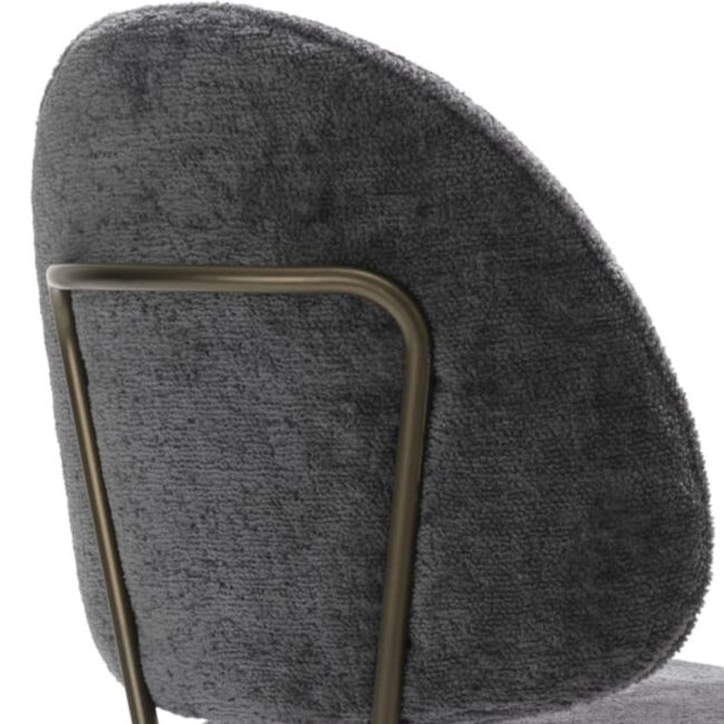 BARCHAIR KJEL CHAMPAGNE ANTRHACITE 43X47X102CM - Image 5