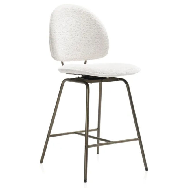 BARCHAIR KJEL CHAMPAGNE CREAM 43X47X102CM - Image 5